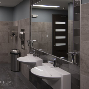 Jeld-Wen Midwest Learning Center Mens Restroom