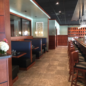 Baxters interior booth and bar