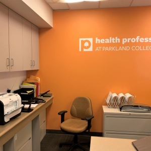 Parkland College Health Professions Office Wall