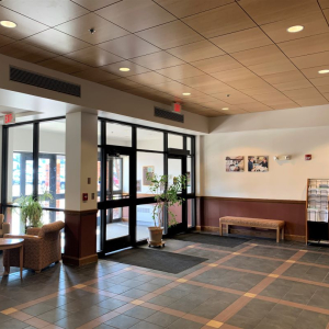 Parkland College Health Professions interior at entry