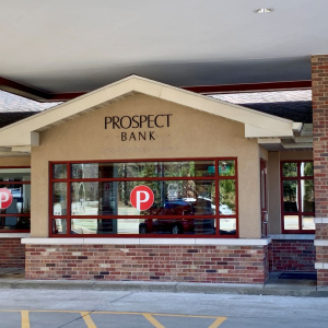 Prospect Bank front vestibule