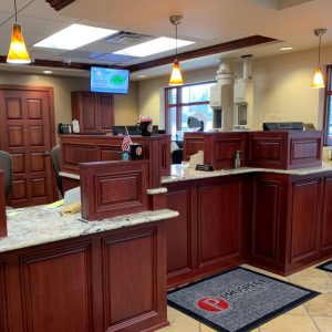 Prospect Bank teller line